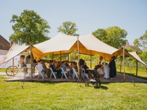 Stretchtent bruiloft 7,5x10,5m