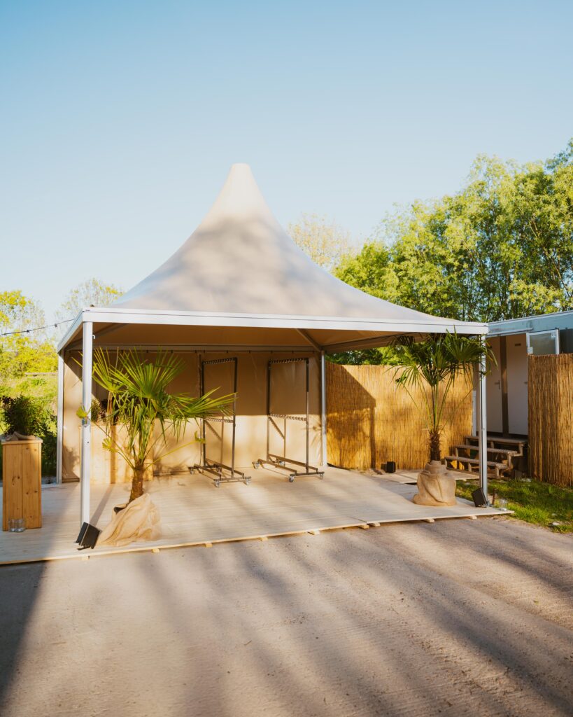 Luxe pagodetent 5x5m