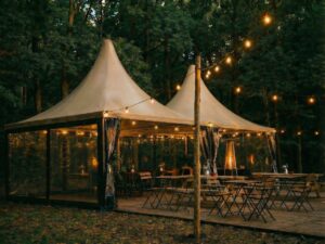 Luxe pagodetent 5x5 meter